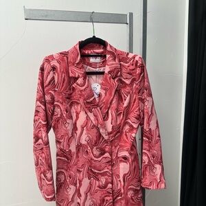 Buddy Love Pink Marble Blazer